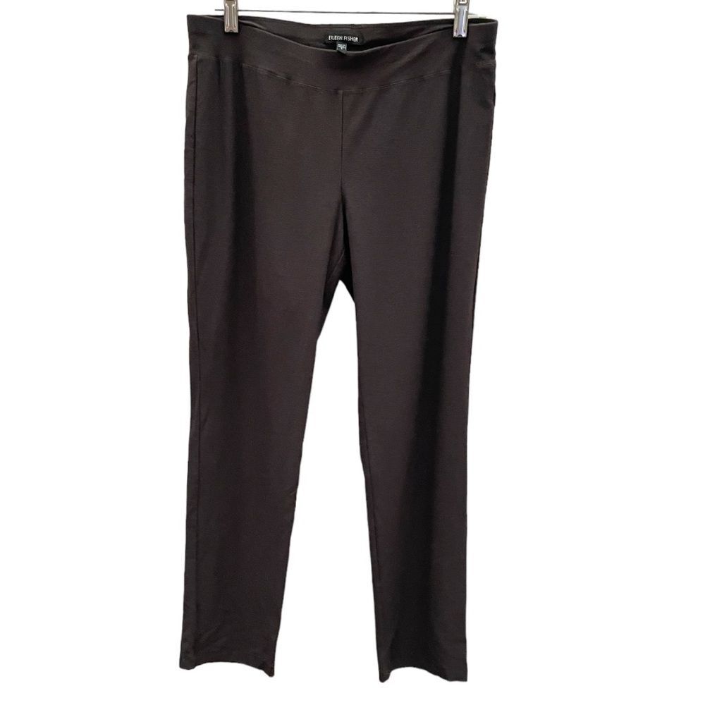 Eileen Fisher Pull-On Ankle Pants Size Small Viscose Nylom Blend Stretch